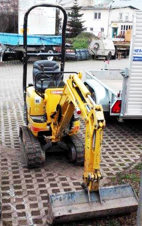 Baumaschinen Hempel in Querfurt - Minibagger mit 70 cm Breite